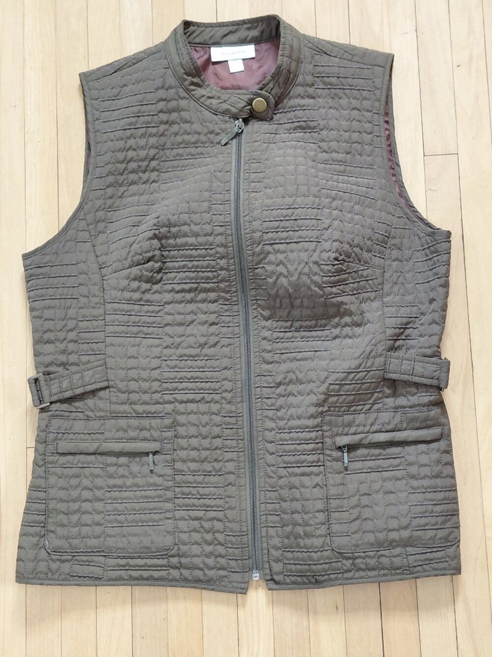 Dressbarn women's brown vest size L